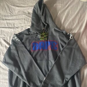 Gray Bape Hoodie XL